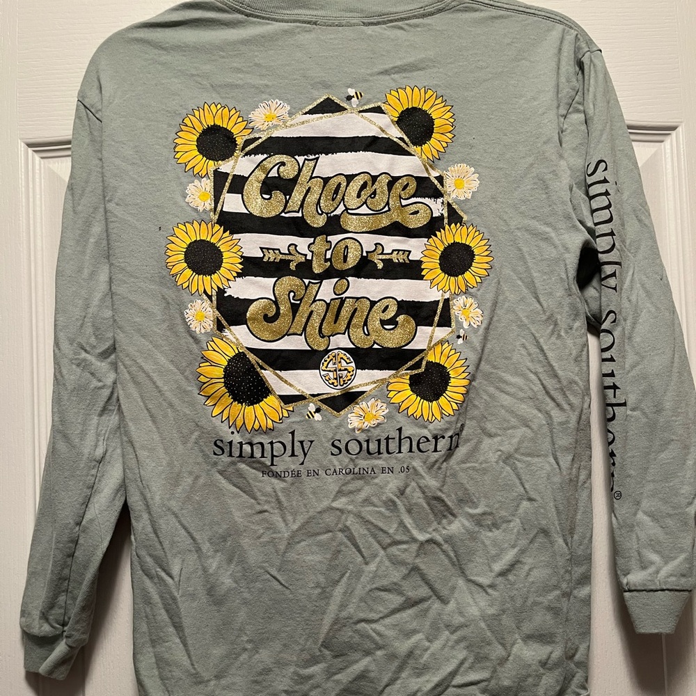 Simply southern youth large, long sleeve